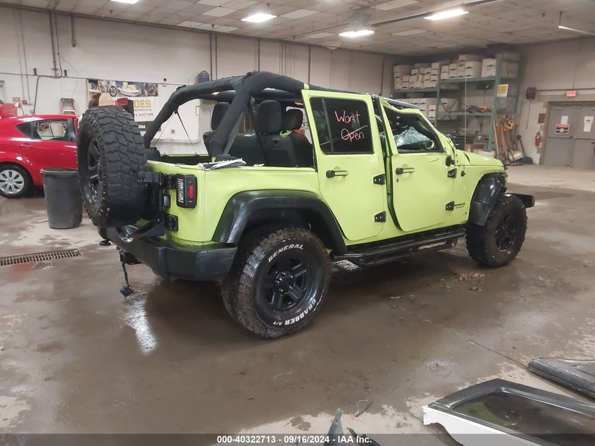 2017 JEEP WRANGLER UNLIMITED SPORT 4X4 - 1C4BJWDG9HL542014