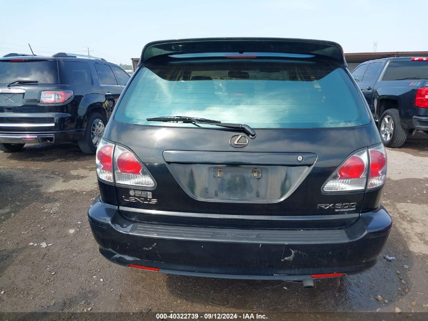 2001 Lexus Rx 300 VIN: JTJHF10U210223049 Lot: 40322739