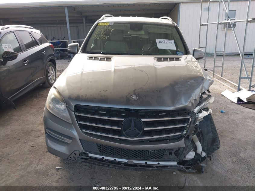 2014 Mercedes-Benz Ml 350 VIN: 4JGDA5JB1EA291388 Lot: 40322795