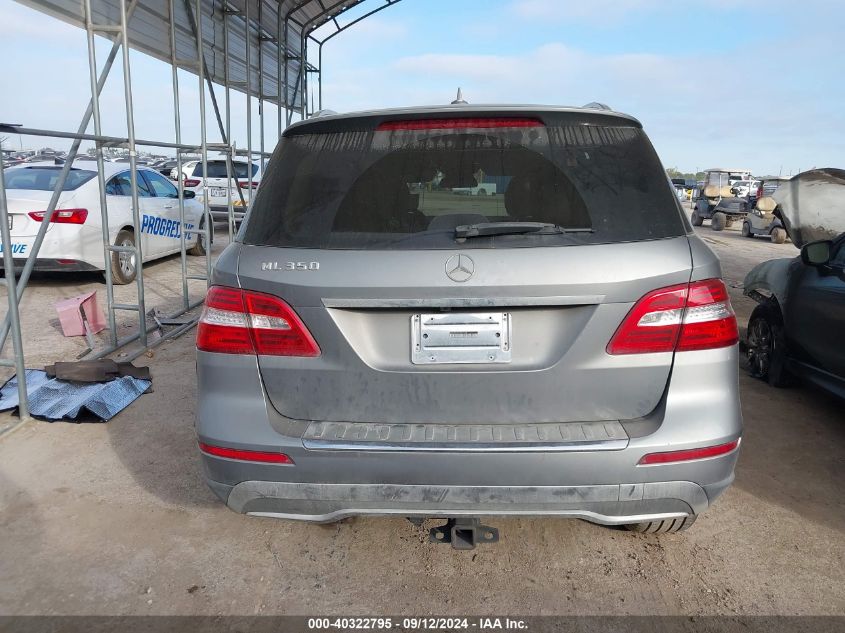 2014 Mercedes-Benz Ml 350 VIN: 4JGDA5JB1EA291388 Lot: 40322795