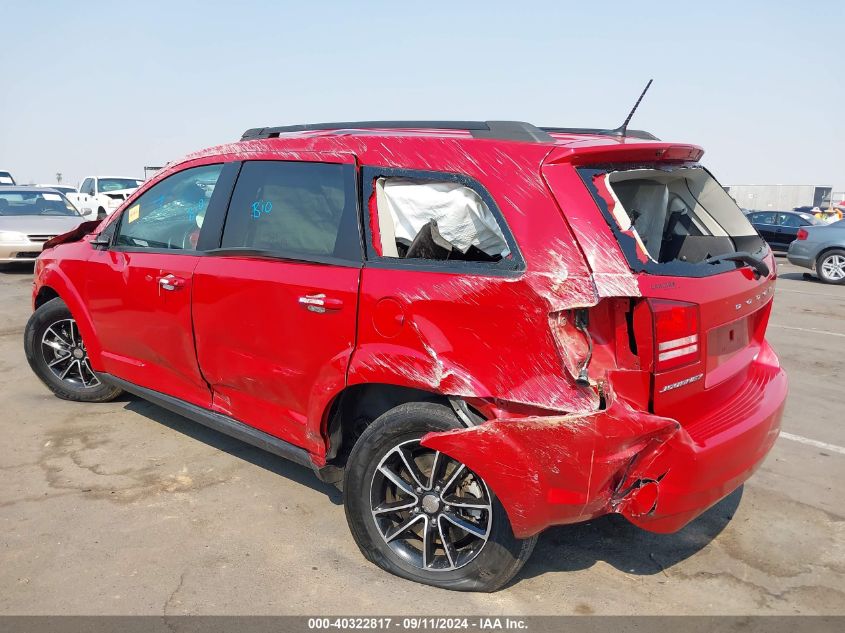 2017 Dodge Journey Se VIN: 3C4PDCAB0HT599369 Lot: 40322817