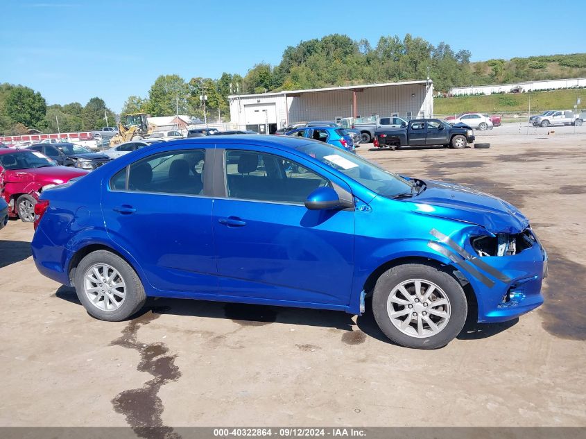 2019 Chevrolet Sonic Lt Auto VIN: 1G1JD5SB8K4134196 Lot: 40322864