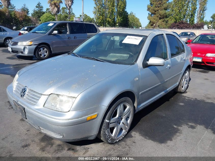 2001 Volkswagen Jetta Gls Vr6 VIN: 3VWSG69M61M144483 Lot: 40322867