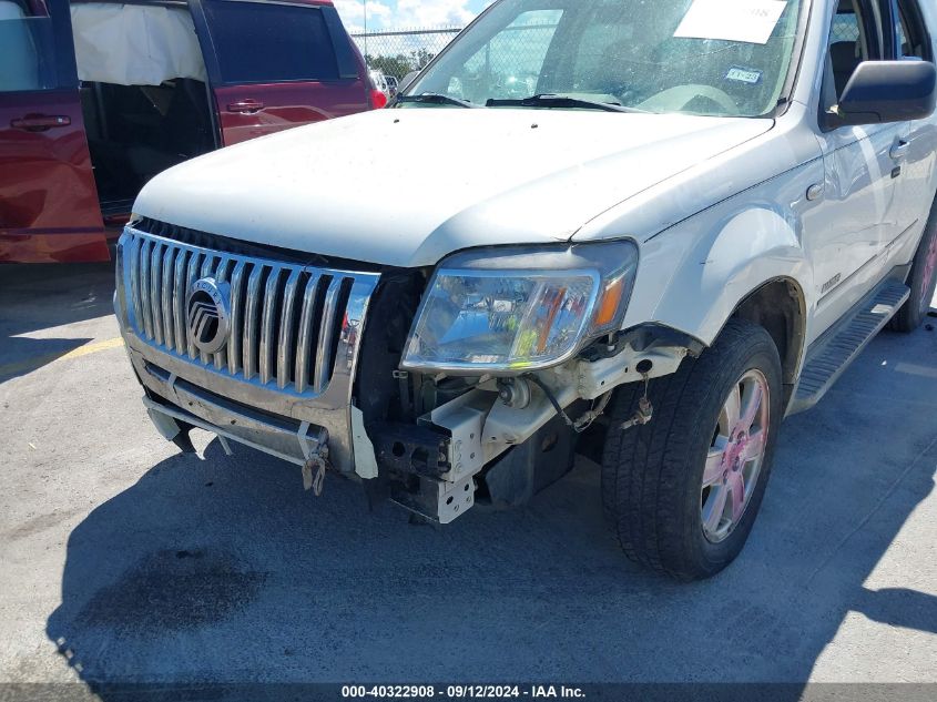 2008 Mercury Mariner V6 VIN: 4M2CU81128KJ12820 Lot: 40322908