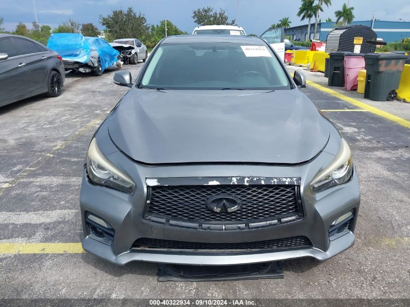 2015 Infiniti Q50 Sport VIN: JN1BV7AP6FM343382 Lot: 40322934