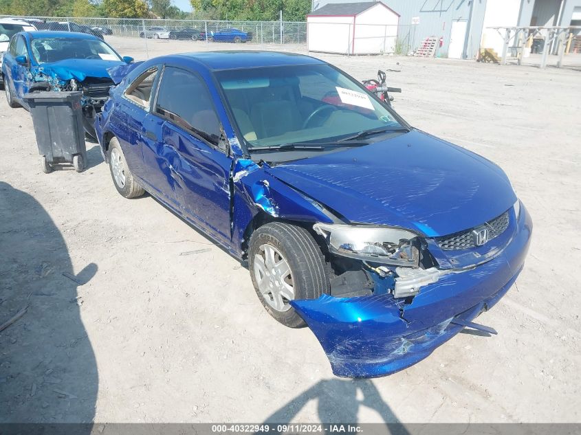 2004 Honda Civic Vp VIN: 1HGEM22174L048497 Lot: 40322949