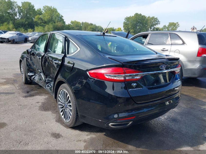 2017 FORD FUSION TITANIUM - 3FA6P0K99HR242319