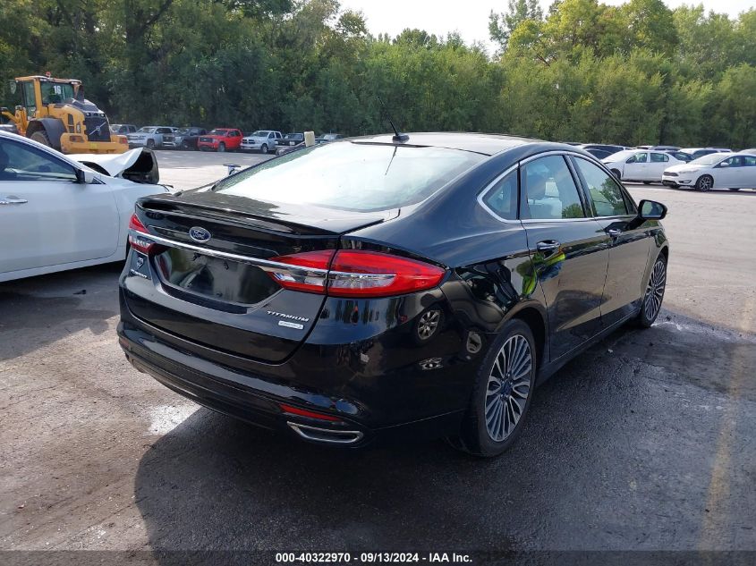 2017 FORD FUSION TITANIUM - 3FA6P0K99HR242319