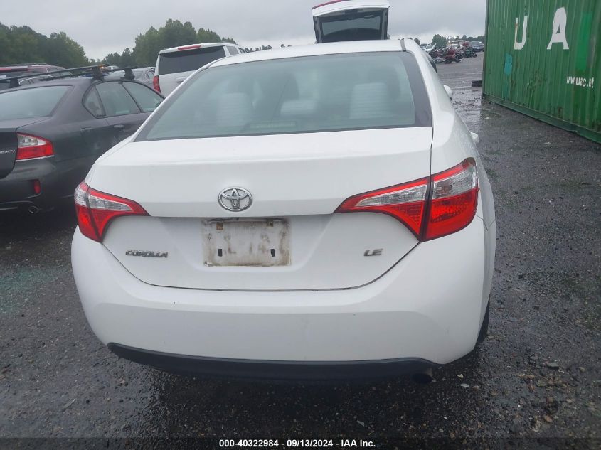 2014 Toyota Corolla L/Le/Le Pls/Prm/S/S Pls VIN: 2T1BURHE1EC053725 Lot: 40322984