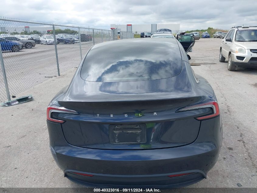 2024 Tesla Model 3 Rear-Wheel Drive VIN: 5YJ3E1EA8RF725236 Lot: 40323016