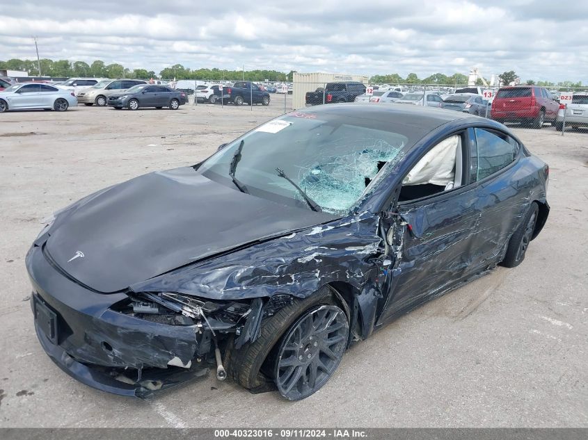 2024 Tesla Model 3 Rear-Wheel Drive VIN: 5YJ3E1EA8RF725236 Lot: 40323016