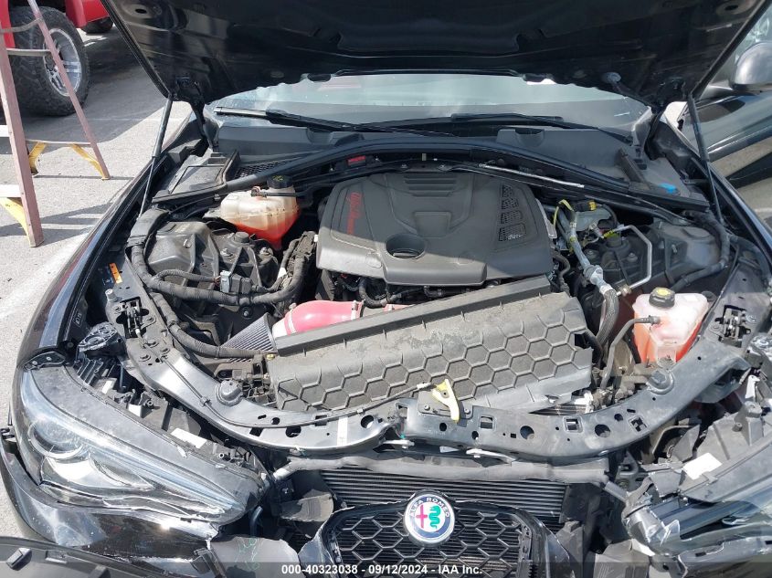 2019 Alfa Romeo Giulia Ti Sport Rwd VIN: ZARFAMBN7K7621825 Lot: 40323038