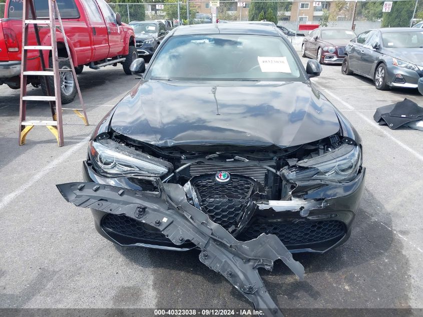 2019 Alfa Romeo Giulia Ti Sport Rwd VIN: ZARFAMBN7K7621825 Lot: 40323038
