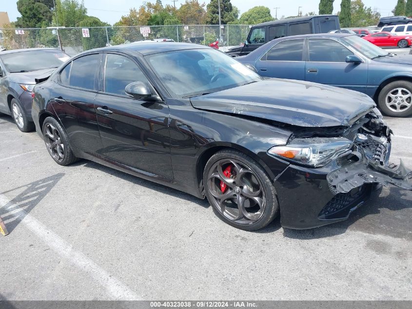 2019 Alfa Romeo Giulia Ti Sport Rwd VIN: ZARFAMBN7K7621825 Lot: 40323038
