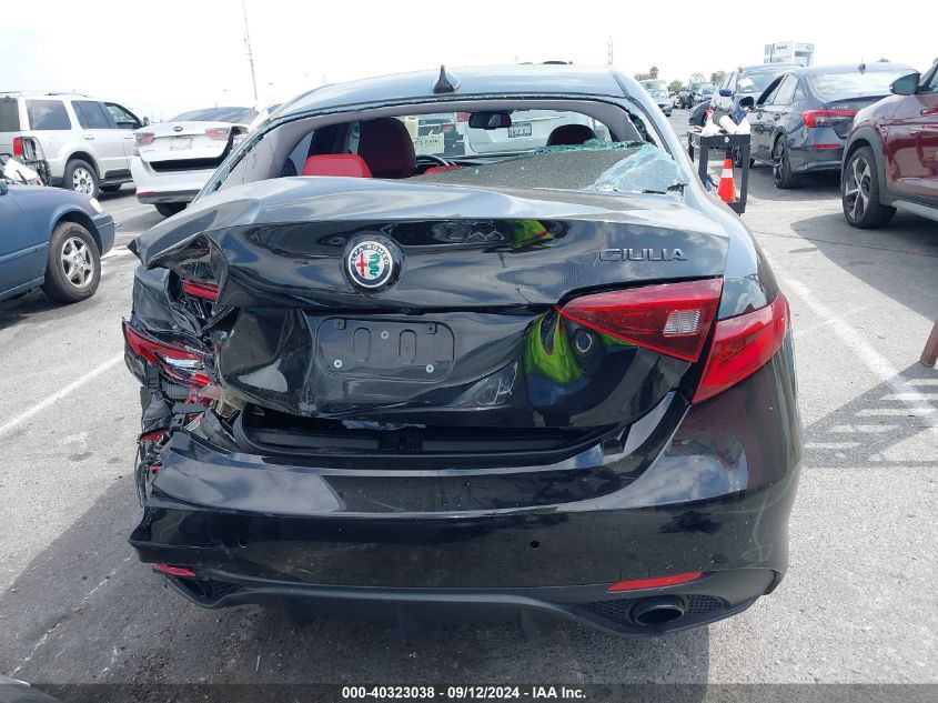2019 Alfa Romeo Giulia Ti Sport Rwd VIN: ZARFAMBN7K7621825 Lot: 40323038