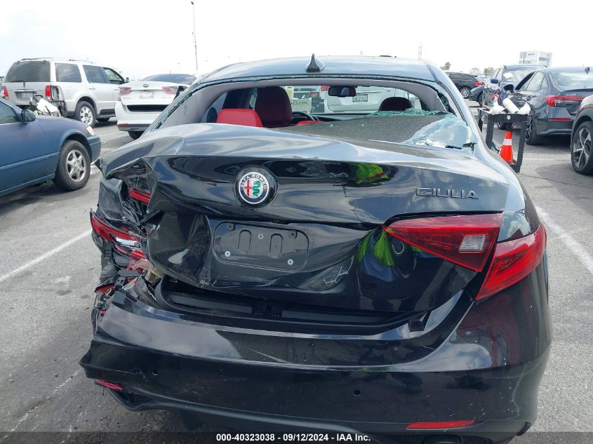 2019 Alfa Romeo Giulia Ti Sport Rwd VIN: ZARFAMBN7K7621825 Lot: 40323038