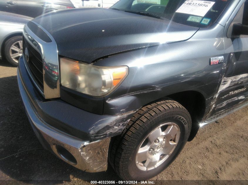 2008 Toyota Tundra Double Cab/Double Cab Sr5 VIN: 5TFBV54188X080919 Lot: 40323056