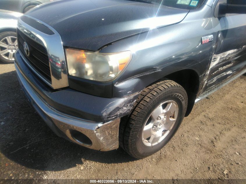 2008 Toyota Tundra Double Cab/Double Cab Sr5 VIN: 5TFBV54188X080919 Lot: 40323056