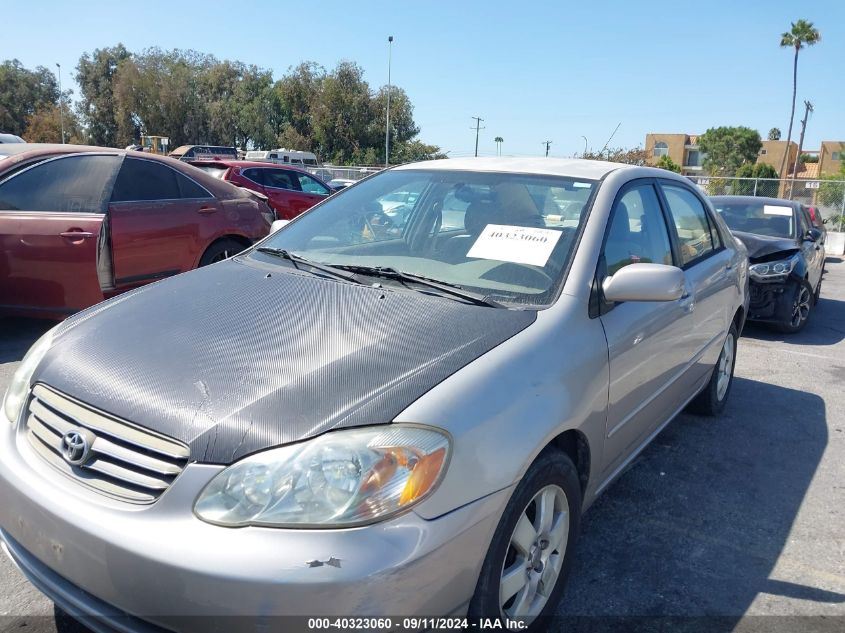 2003 Toyota Corolla Le VIN: 1NXBR32E33Z082243 Lot: 40323060