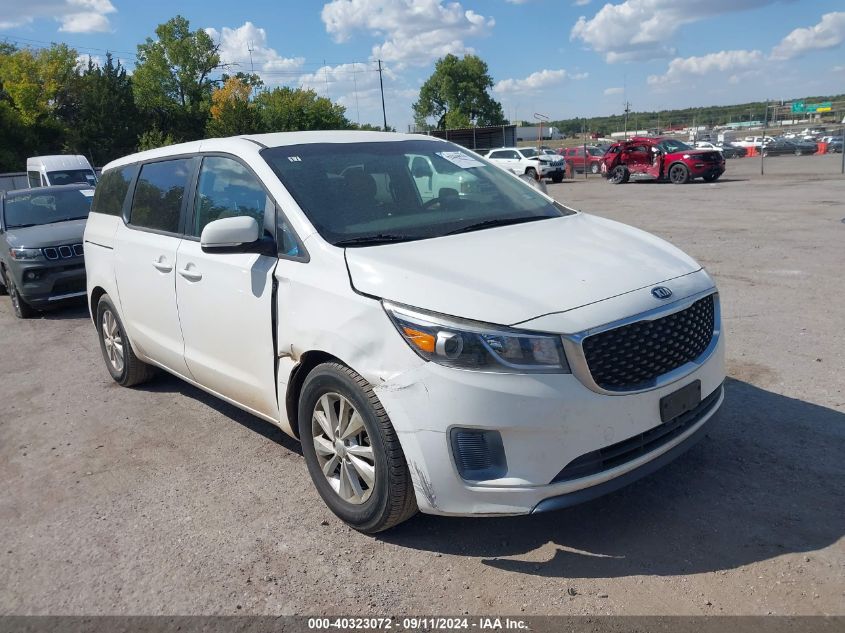 KNDMB5C1XJ6398622 2018 KIA SEDONA - Image 1