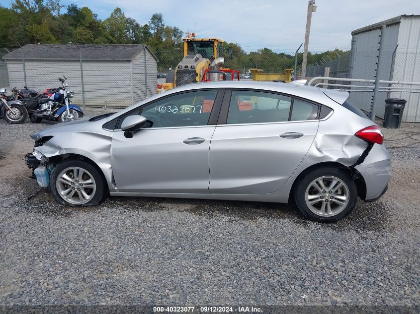 2018 Chevrolet Cruze Lt Auto VIN: 3G1BE6SM1JS553465 Lot: 40323077