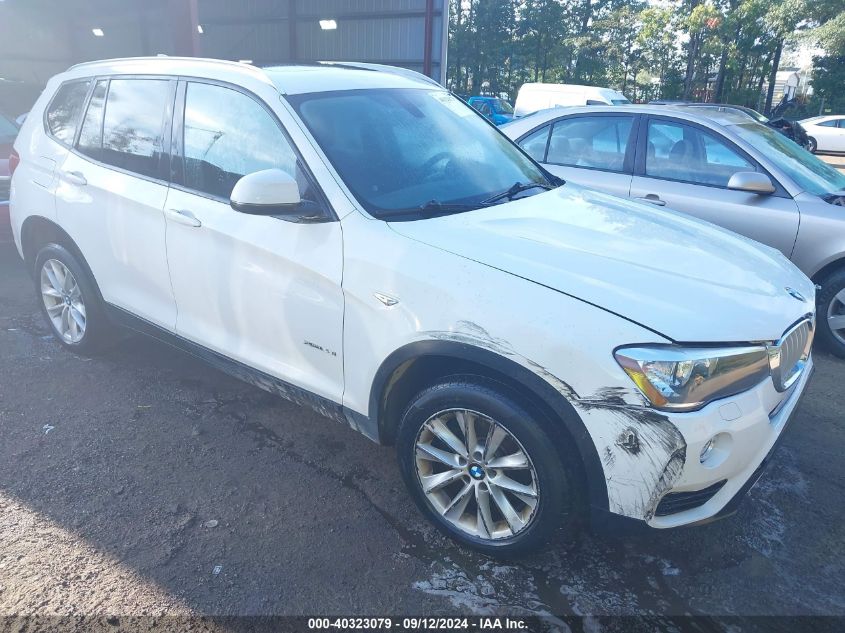 VIN 5UXWX9C59G0D81280 2016 BMW X3, Xdrive28I no.1