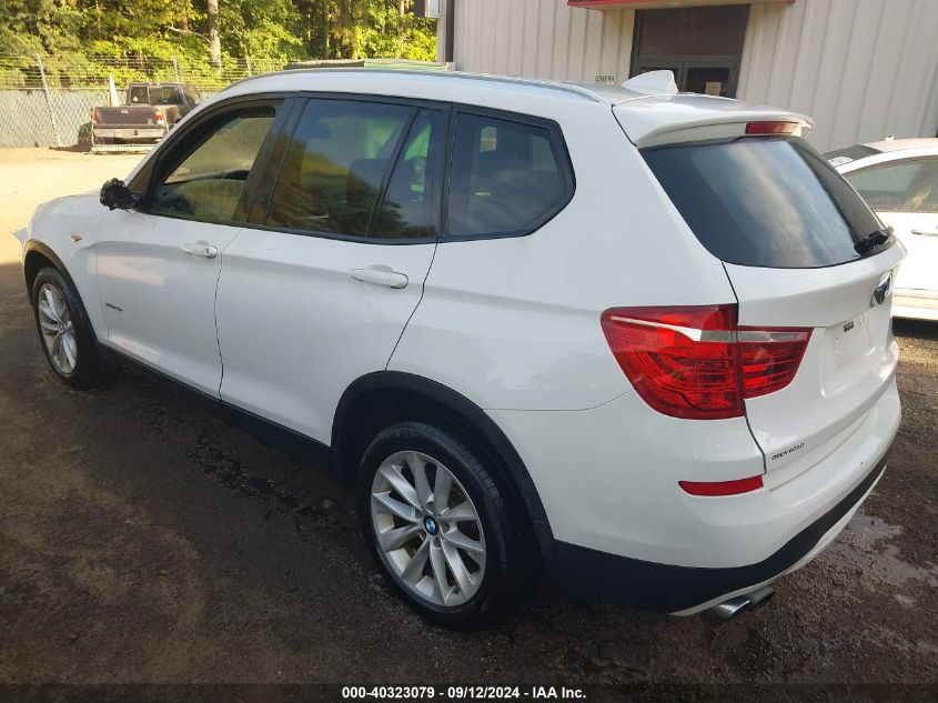 VIN 5UXWX9C59G0D81280 2016 BMW X3, Xdrive28I no.3