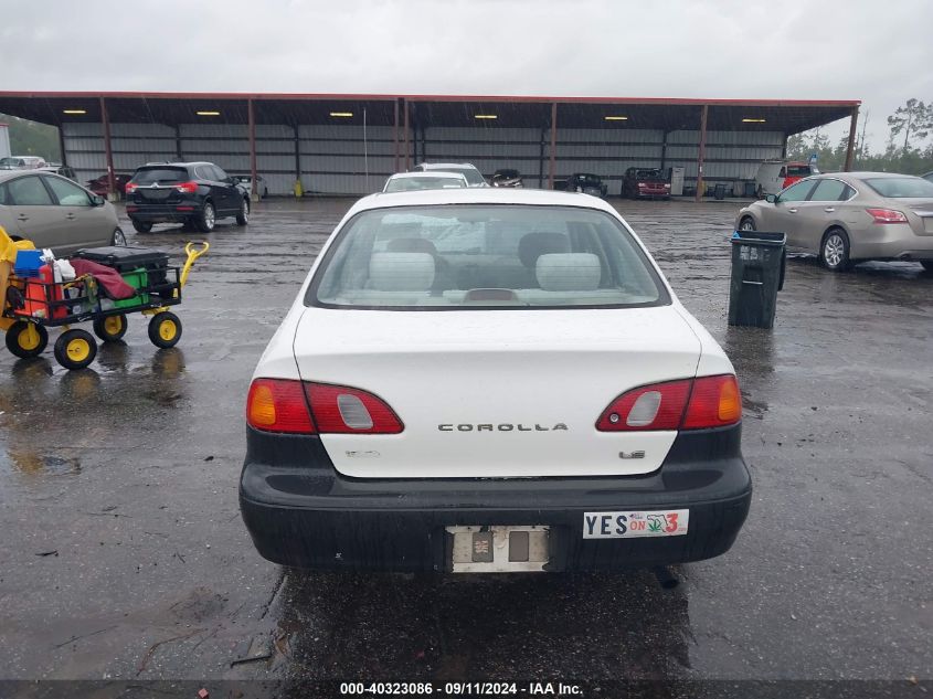 1998 Toyota Corolla Le VIN: 1NXBR18E9WZ088323 Lot: 40323086