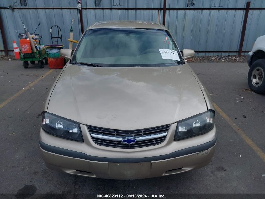 2004 Chevrolet Impala VIN: 2G1WF52E049416035 Lot: 40323112