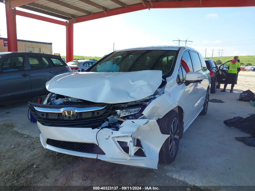 2020 Honda Odyssey Elite VIN: 5FNRL6H99LB003408 Lot: 40323137