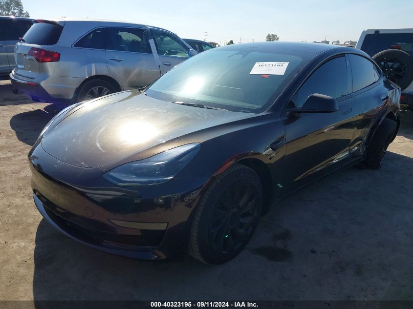 VIN 5YJ3E1EA8PF691361 2023 TESLA MODEL 3 no.2