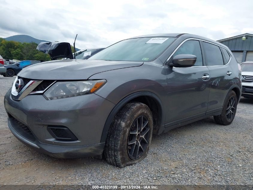 2014 Nissan Rogue S/Sl/Sv VIN: 5N1AT2MV4EC810553 Lot: 40323199