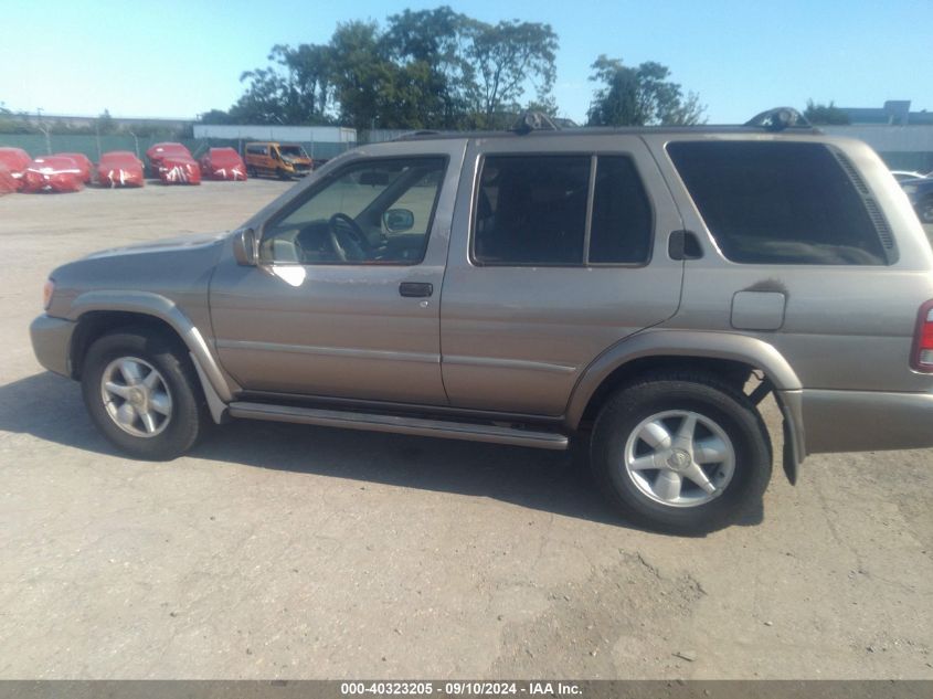 2001 Nissan Pathfinder Le VIN: JN8DR07Y01W512055 Lot: 40323205