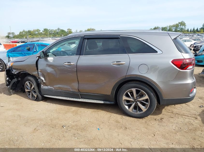 VIN 5XYPHDA53KG509652 2019 KIA SORENTO 3.3L EX
