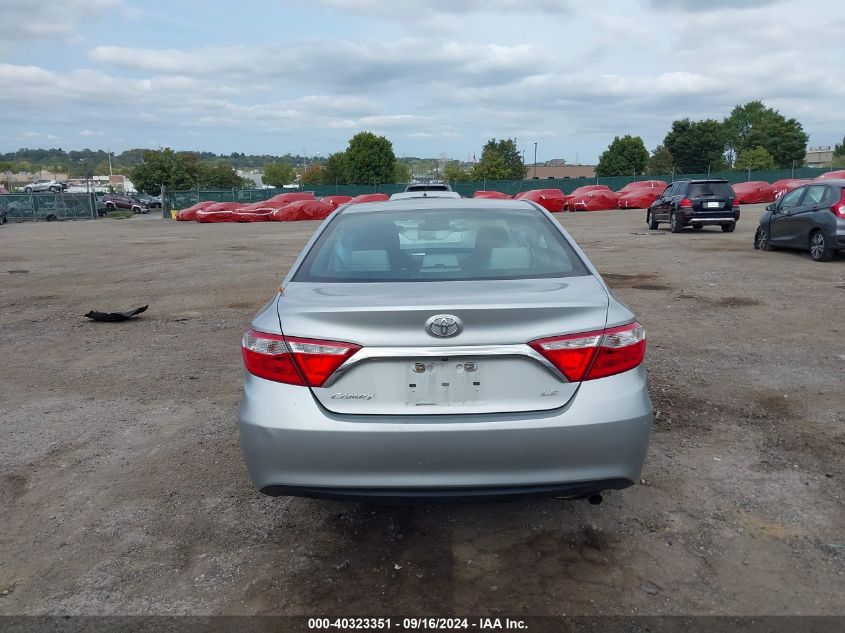 2016 Toyota Camry Le VIN: 4T1BF1FK9GU119122 Lot: 40323351