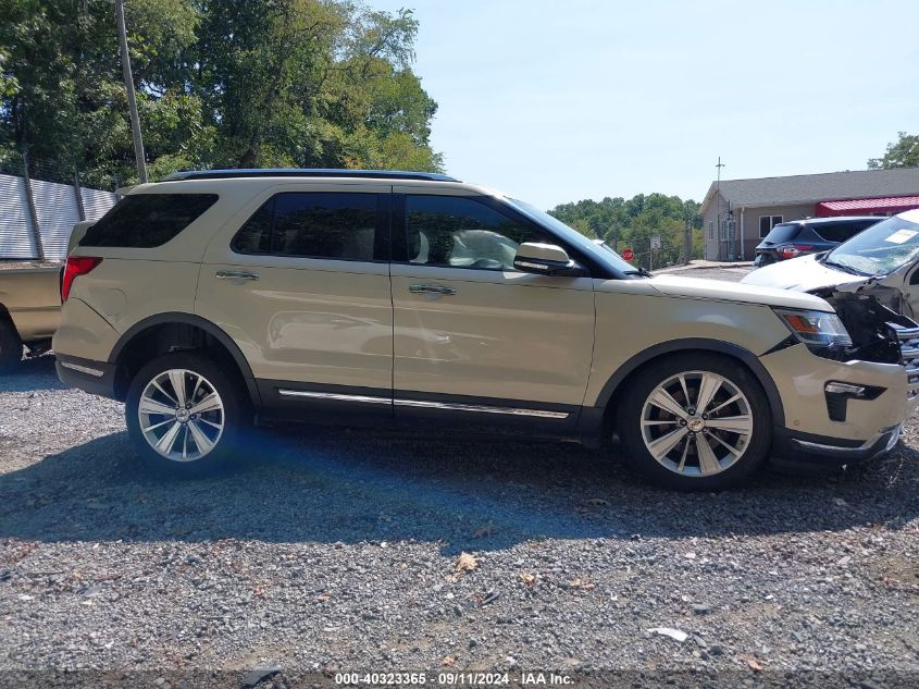 2018 Ford Explorer Limited VIN: 1FM5K8F88JGC24813 Lot: 40323365