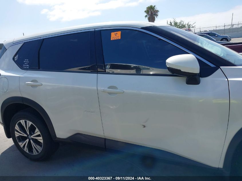 2021 Nissan Rogue Sv Fwd VIN: 5N1AT3BAXMC673168 Lot: 40323367