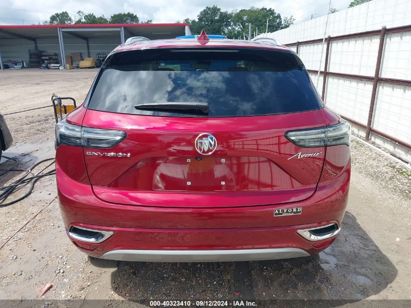 2022 Buick Envision Fwd Avenir VIN: LRBFZRR48ND160992 Lot: 40323410