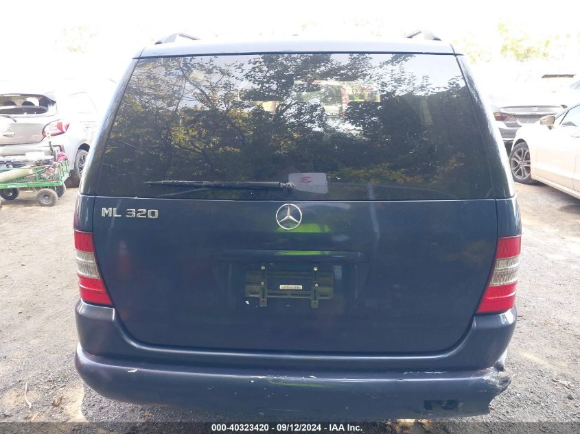 2000 Mercedes-Benz Ml 320 320 VIN: 4JGAB54E1YA171259 Lot: 40323420