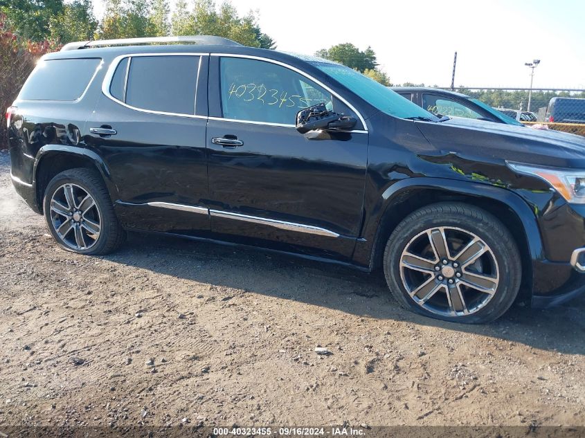 1GKKNXLSXKZ221169 2019 GMC Acadia Denali