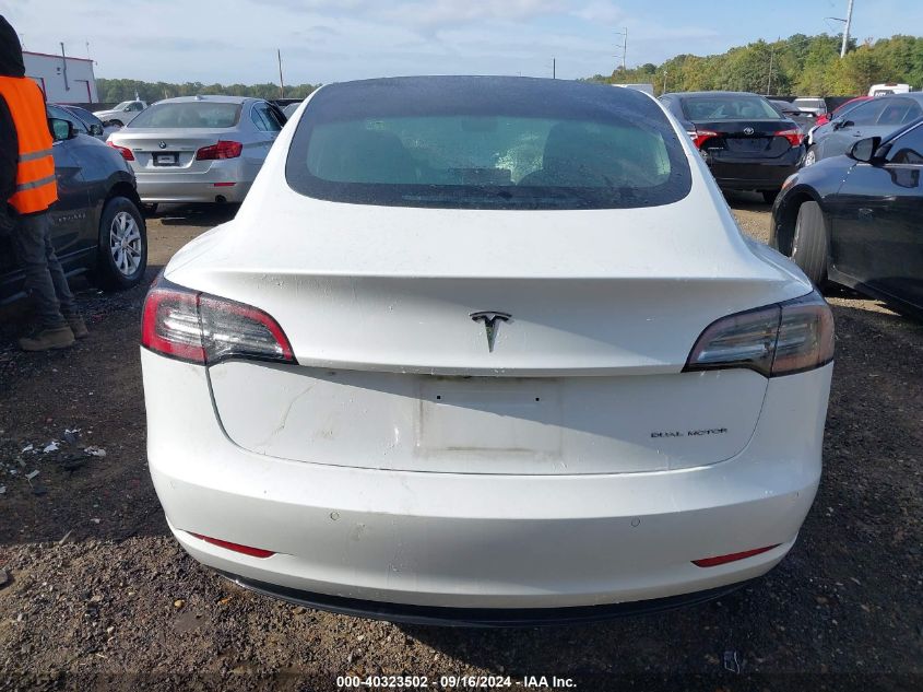 2019 Tesla Model 3 Long Range/Performance VIN: 5YJ3E1EB1KF359599 Lot: 40323502