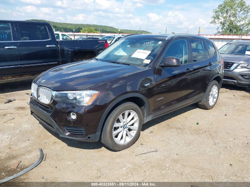 2015 BMW X3 XDRIVE28I - 5UXWX9C59F0D60489