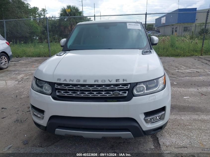 2015 Land Rover Range Rover Sport 3.0L V6 Supercharged Hse VIN: SALWR2VF9FA536174 Lot: 40323608