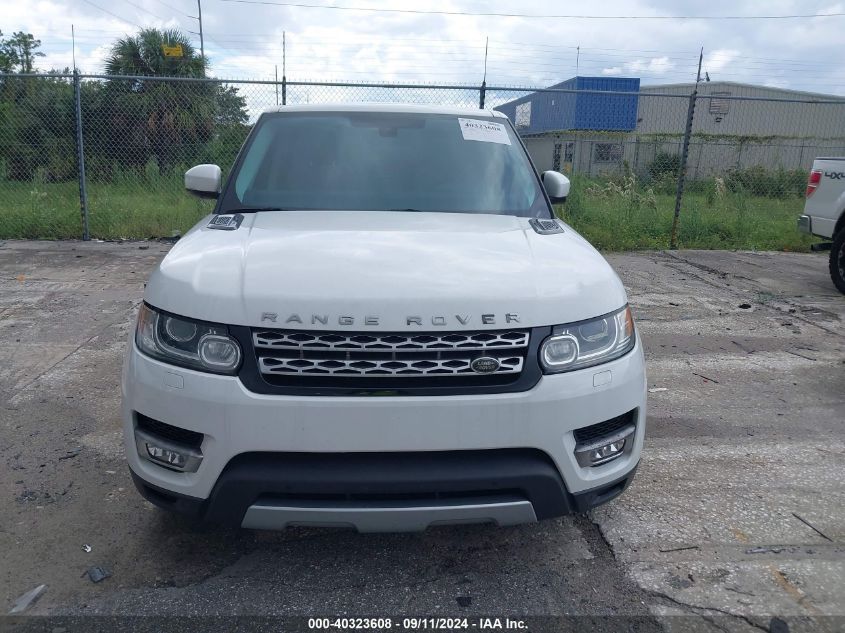 2015 Land Rover Range Rover Sport 3.0L V6 Supercharged Hse VIN: SALWR2VF9FA536174 Lot: 40323608