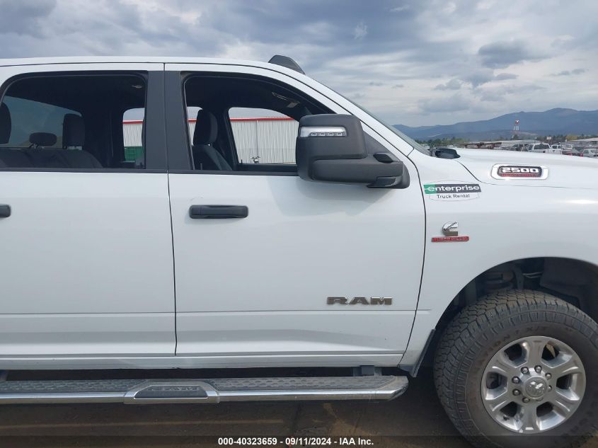 2023 Ram 2500 Big Horn 4X4 8' Box VIN: 3C6UR5JL9PG654151 Lot: 40323659