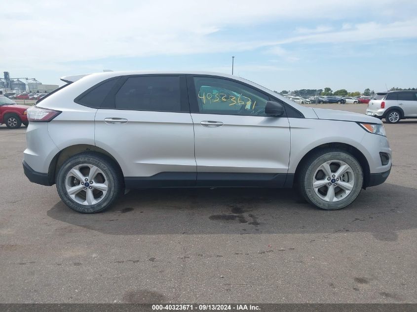 2015 Ford Edge Se VIN: 2FMTK4G93FBB43143 Lot: 40323671