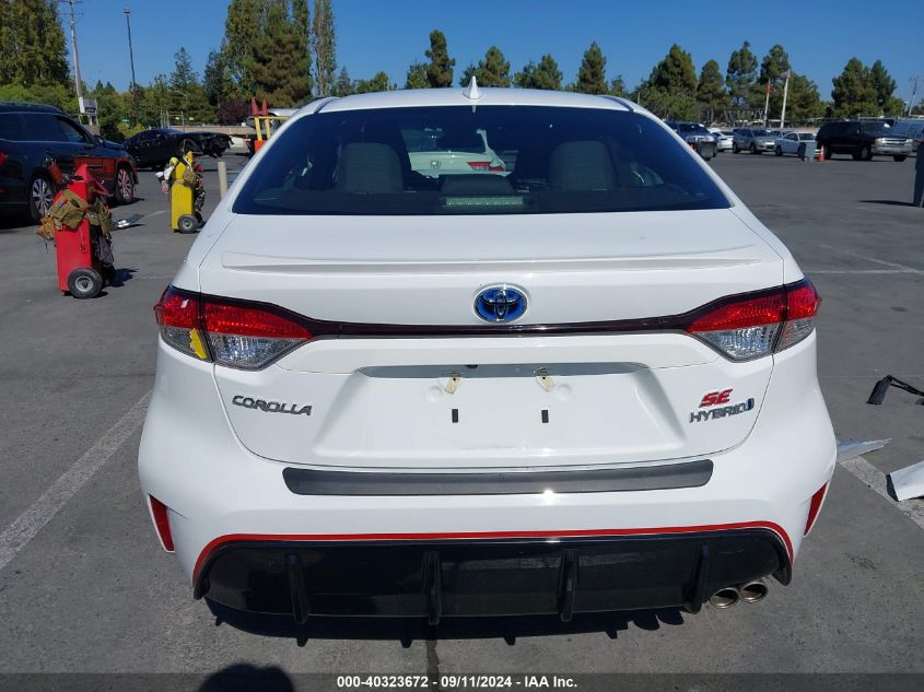 2023 Toyota Corolla Hybrid Se Infrared VIN: JTDBCMFE2P3010144 Lot: 40323672