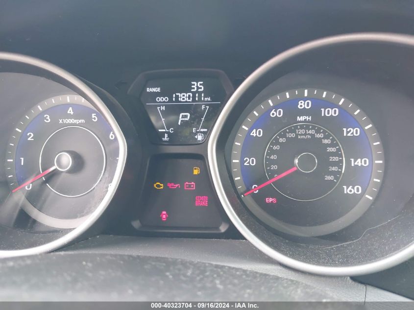 KMHDH4AE1DU632480 2013 Hyundai Elantra Gls/Limited