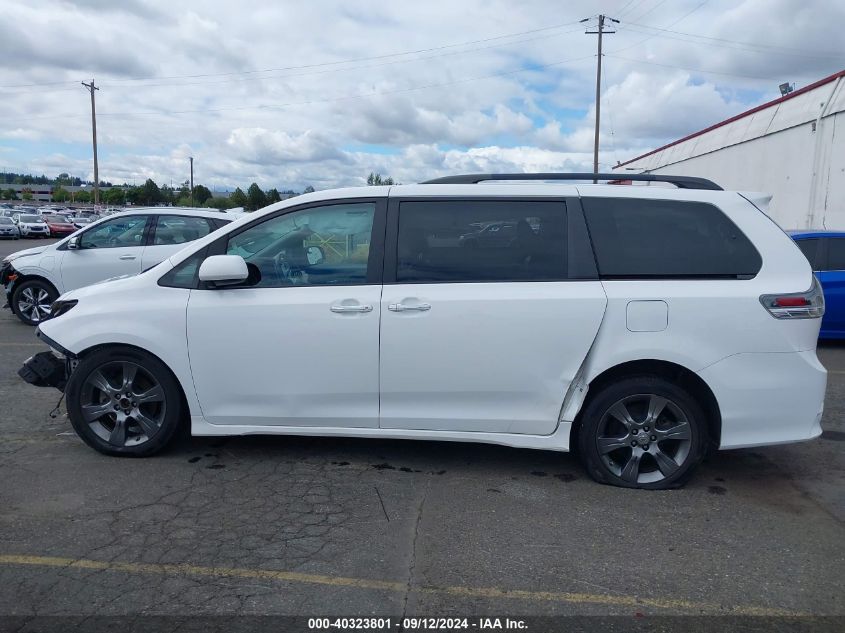 2015 Toyota Sienna Se Premium 8 Passenger VIN: 5TDXK3DC1FS636379 Lot: 40323801