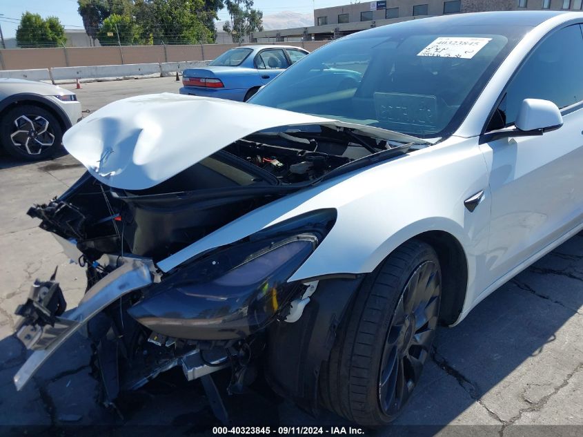 2023 Tesla Model 3 VIN: 5YJ3E1ECXPF420772 Lot: 40323845